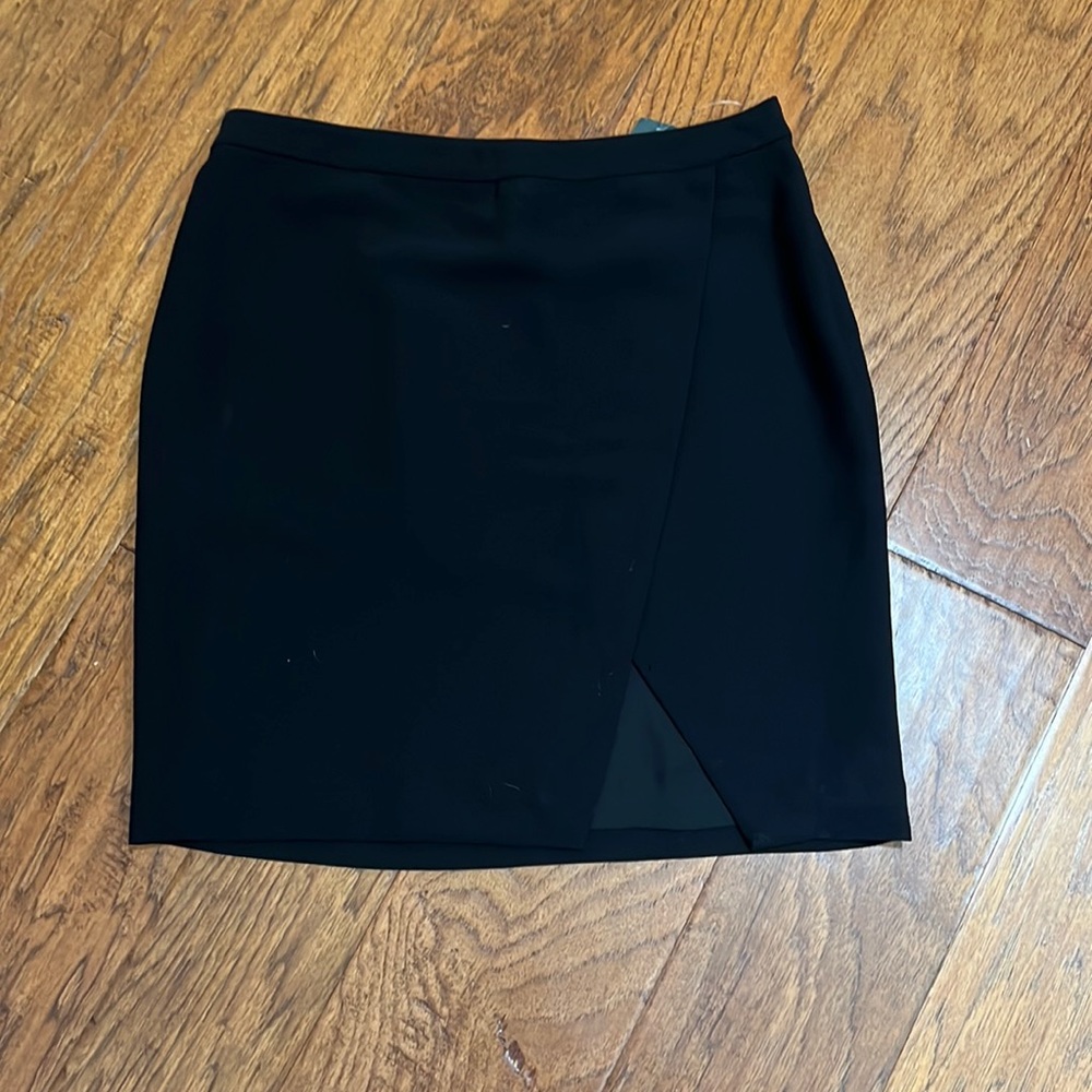 NWT Lauren Ralph Lauren Pencil Skirt Black with Side Slit